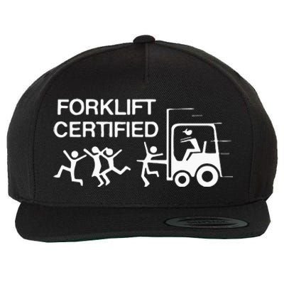 Forklift Certified Wool Snapback Cap