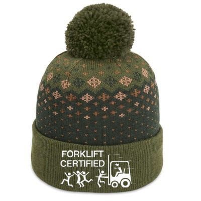 Forklift Certified The Baniff Cuffed Pom Beanie