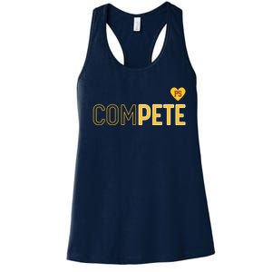 Funny Compete For Pete Women's Racerback Tank