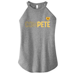 Funny Compete For Pete Women's Perfect Tri Rocker Tank