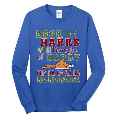 Funny Christmas Funny Deck The Harrs Fra Ra Ra Meaningful Gift Tall Long Sleeve T-Shirt