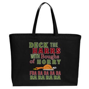 Funny Christmas Funny Deck The Harrs Fra Ra Ra Meaningful Gift Cotton Canvas Jumbo Tote