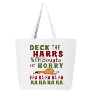 Funny Christmas Funny Deck The Harrs Fra Ra Ra Meaningful Gift 25L Jumbo Tote