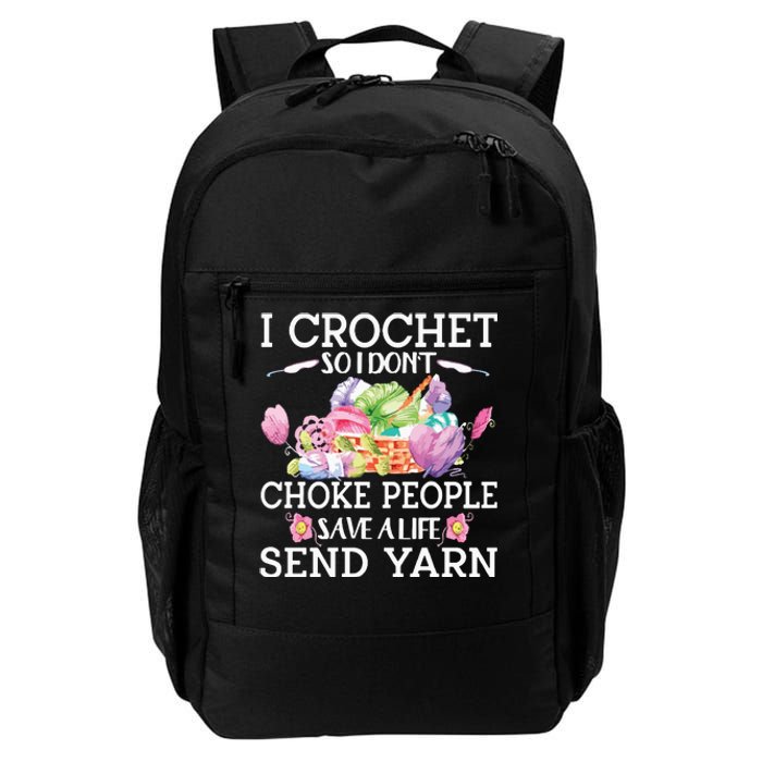 Funny Crochet Daily Commute Backpack