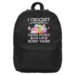 Funny Crochet 16 in Basic Backpack