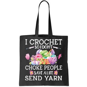 Funny Crochet Tote Bag