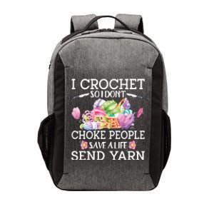 Funny Crochet Vector Backpack