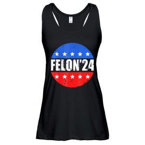 Felon24 Convicted Felon Pro Trump 2024 Ladies Essential Flowy Tank