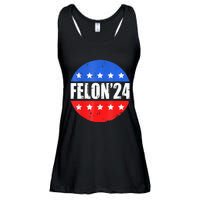 Felon24 Convicted Felon Pro Trump 2024 Ladies Essential Flowy Tank