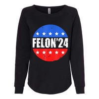 Felon24 Convicted Felon Pro Trump 2024 Womens California Wash Sweatshirt