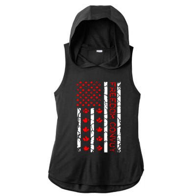 Freedom Convoy Ladies PosiCharge Tri-Blend Wicking Draft Hoodie Tank