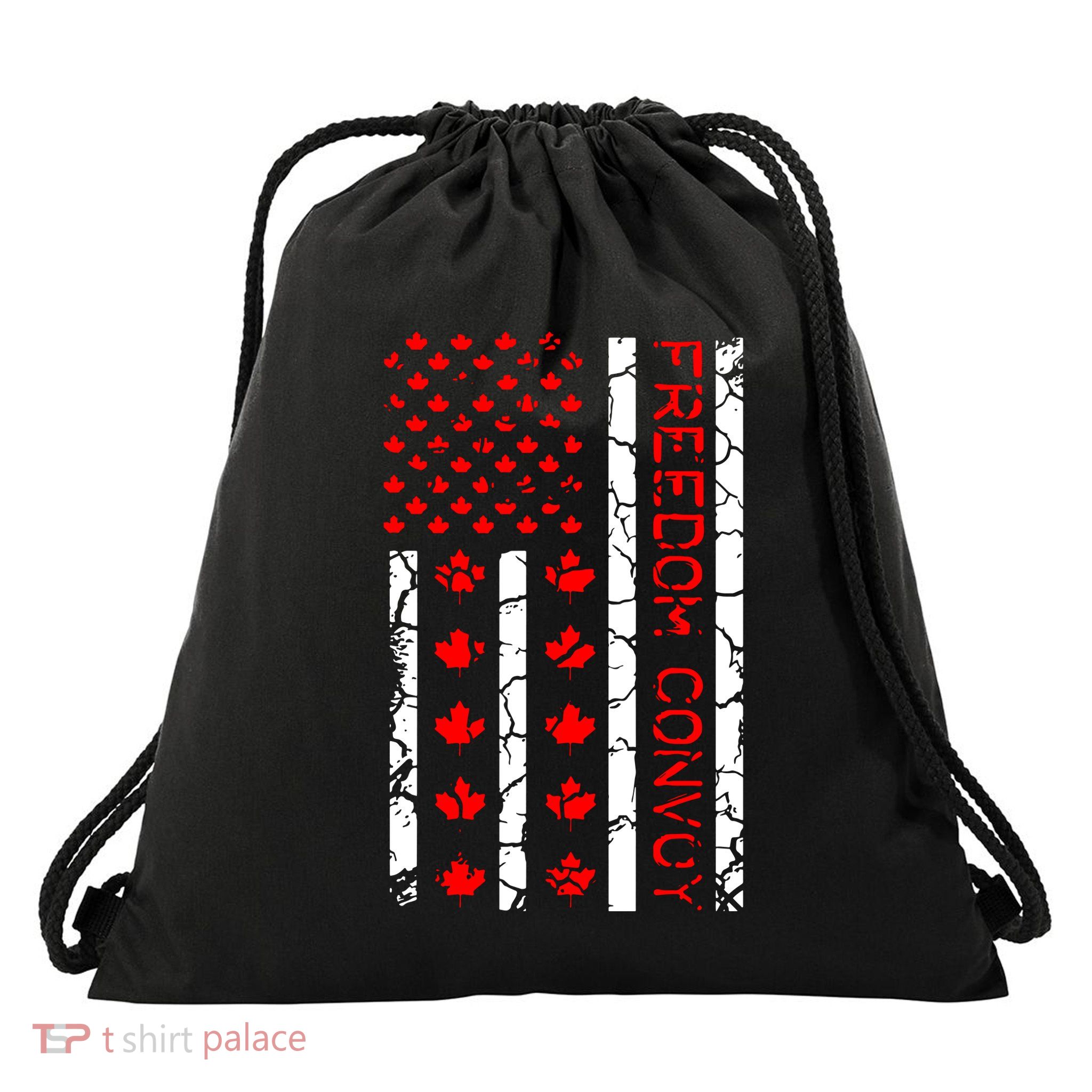 Freedom Convoy Drawstring Bag