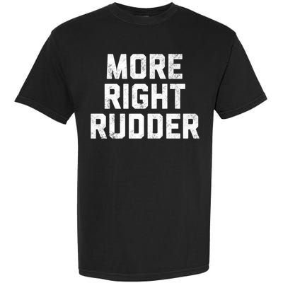 Funny CFI Flight Instructor More Right Rudder Premium Garment-Dyed Heavyweight T-Shirt