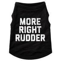 Funny CFI Flight Instructor More Right Rudder Premium Doggie Tank