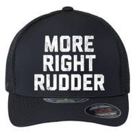 Funny CFI Flight Instructor More Right Rudder Premium Flexfit Unipanel Trucker Cap