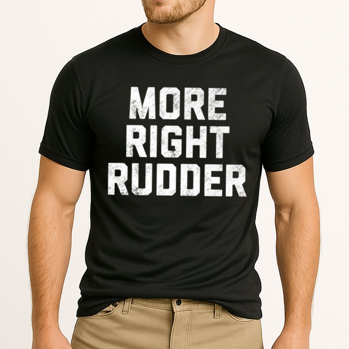 Funny CFI Flight Instructor More Right Rudder Premium Performance Shirt