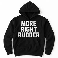Funny CFI Flight Instructor More Right Rudder Premium Hoodie