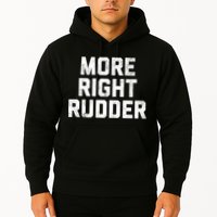 Funny CFI Flight Instructor More Right Rudder Premium Hoodie