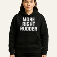 Funny CFI Flight Instructor More Right Rudder Premium Hoodie