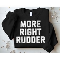Funny CFI Flight Instructor More Right Rudder Premium Sweatshirt