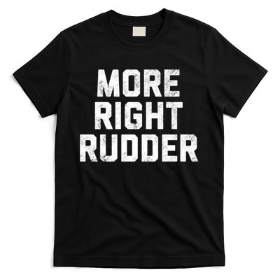 Funny CFI Flight Instructor More Right Rudder Premium T-Shirt