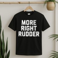 Funny CFI Flight Instructor More Right Rudder Premium T-Shirt