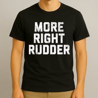 Funny CFI Flight Instructor More Right Rudder Premium T-Shirt