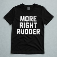 Funny CFI Flight Instructor More Right Rudder Premium T-Shirt