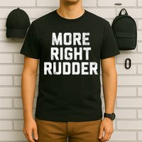 Funny CFI Flight Instructor More Right Rudder Premium T-Shirt