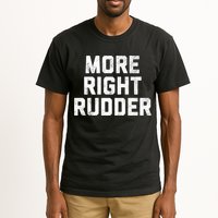 Funny CFI Flight Instructor More Right Rudder Premium Tall T-Shirt