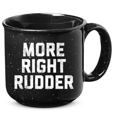 Funny CFI Flight Instructor More Right Rudder Premium 15oz Campfire Ceramic Mug