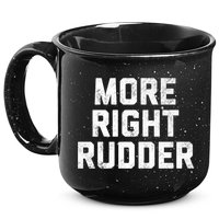 Funny CFI Flight Instructor More Right Rudder Premium 15oz Campfire Ceramic Mug