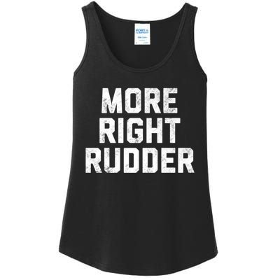 Funny CFI Flight Instructor More Right Rudder Premium Ladies Essential Tank