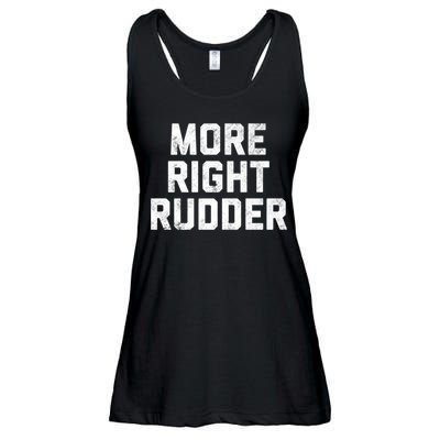 Funny CFI Flight Instructor More Right Rudder Premium Ladies Essential Flowy Tank
