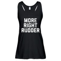 Funny CFI Flight Instructor More Right Rudder Premium Ladies Essential Flowy Tank