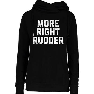 Funny CFI Flight Instructor More Right Rudder Premium Womens Funnel Neck Pullover Hood