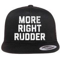 Funny CFI Flight Instructor More Right Rudder Premium Flatbill Hat