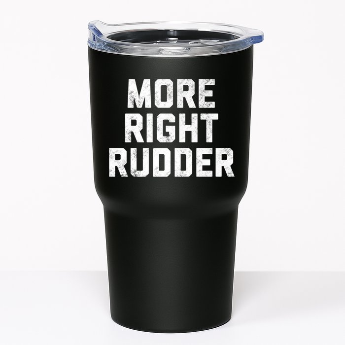 Funny CFI Flight Instructor More Right Rudder Premium Tumbler