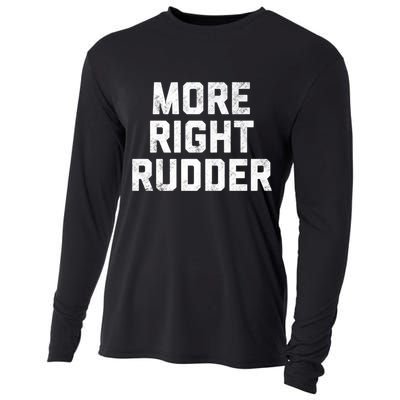 Funny CFI Flight Instructor More Right Rudder Premium Cooling Performance Long Sleeve Crew