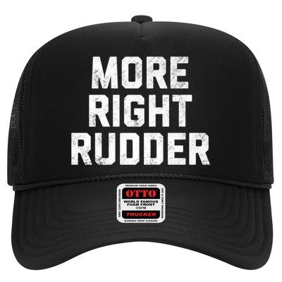 Funny CFI Flight Instructor More Right Rudder Premium Trucker Hat