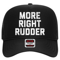 Funny CFI Flight Instructor More Right Rudder Premium Trucker Hat