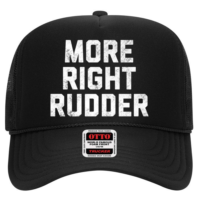 Funny CFI Flight Instructor More Right Rudder Premium Trucker Hat