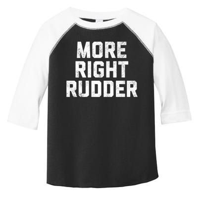 Funny CFI Flight Instructor More Right Rudder Premium Toddler Fine Jersey T-Shirt