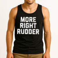 Funny CFI Flight Instructor More Right Rudder Premium Tank Top