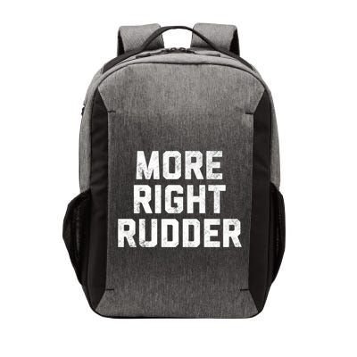 Funny CFI Flight Instructor More Right Rudder Premium Vector Backpack