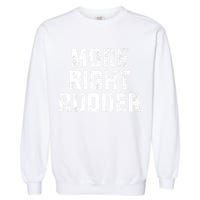 Funny CFI Flight Instructor More Right Rudder Premium Garment-Dyed Sweatshirt