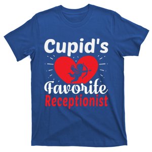 Funny Cupid's Favorite Receptionist Valentine's Day Gift T-Shirt