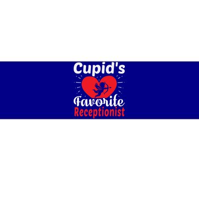 Funny Cupid's Favorite Receptionist Valentine's Day Gift Bumper Sticker