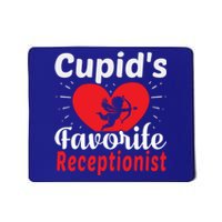 Funny Cupid's Favorite Receptionist Valentine's Day Gift Mousepad