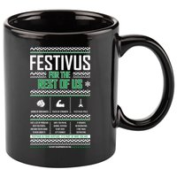 Festivus Classic 11oz C Handle Ceramic Mug